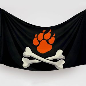 bandera pirata perro