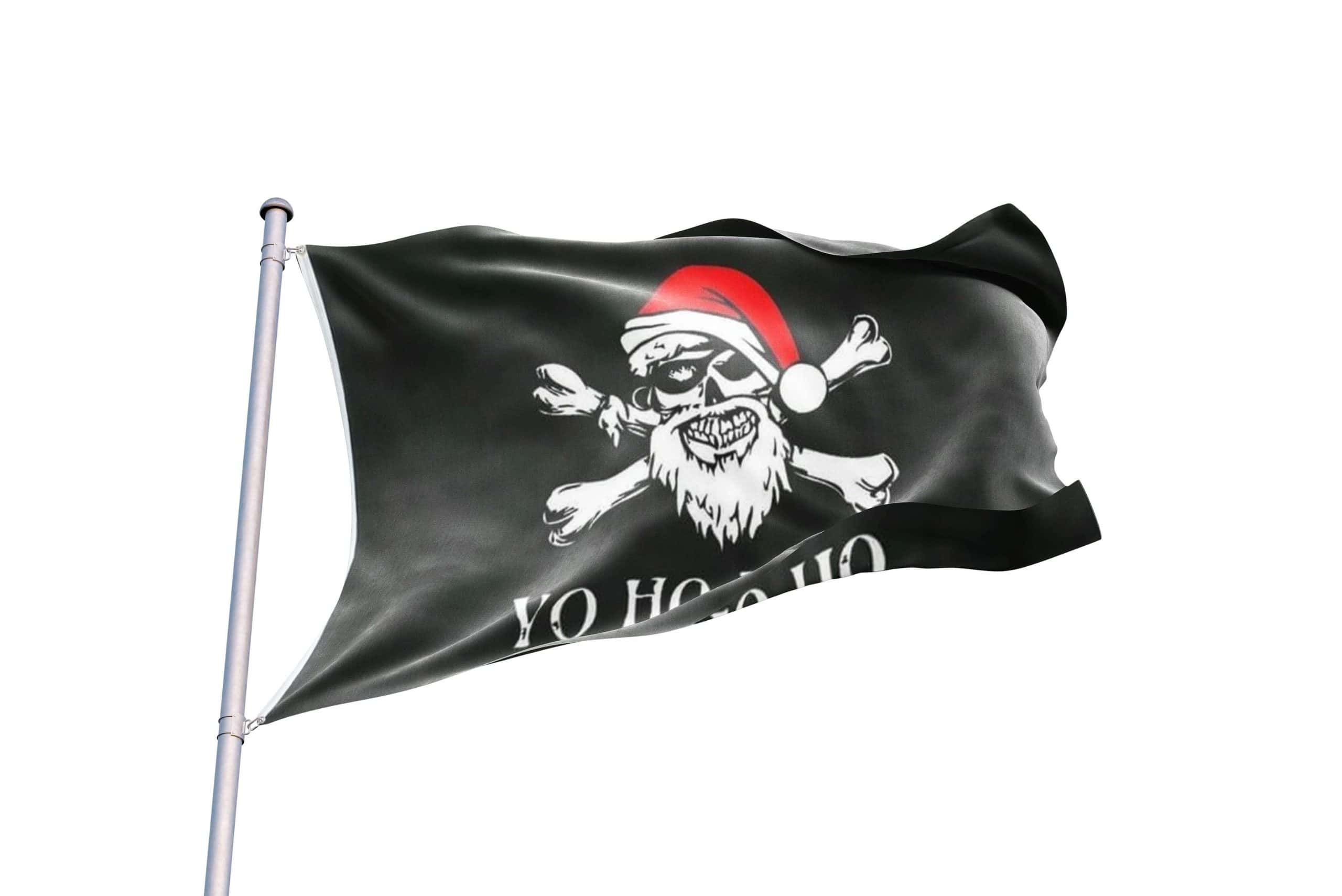 bandera pirata santa claus bandera pirata santa claus