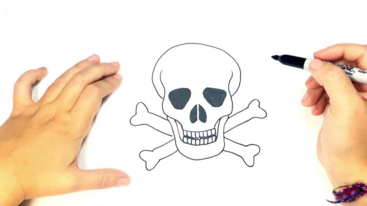 calaveras pirata debujos